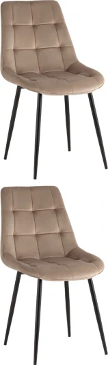 УТ000039325 Стул Флекс New велюр мокка 2шт. Stool Group (арт.УТ000039325)