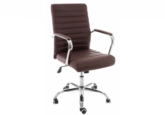 11068 Компьютерное кресло Woodville Tongo коричневое 11068
