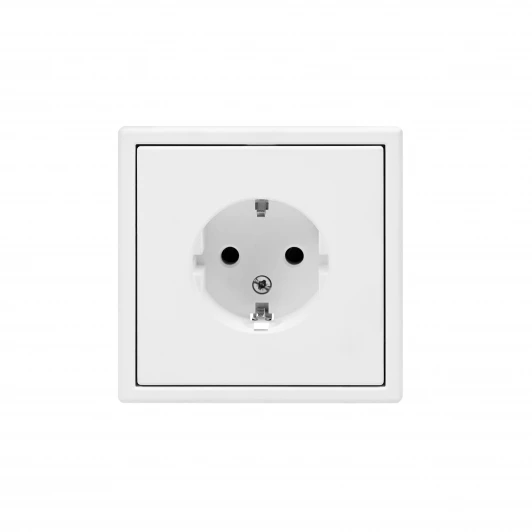 GAL001343 Розетка с заземлением (лотос) Systeme Electric GAL001343