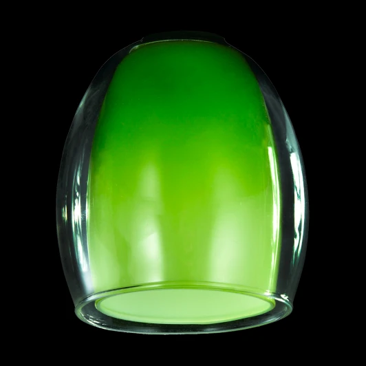 70436 зеленый Плафон Eurosvet, зеленый с прозрачным