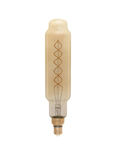 HL-2205 Лампочка светодиодная филаментная прозрачный/бежевый цилиндр E27 8W Hiper Vintage HL-2205