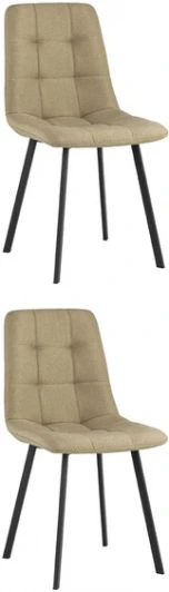 УТ000037228 Стул Chilly рогожка бежевый 2 шт. Stool Group (арт.УТ000037228)