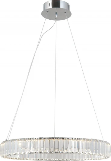 V10733-PL Подвесная люстра хрустальная светодиодная с пультом Moderli Asti V10733-PL