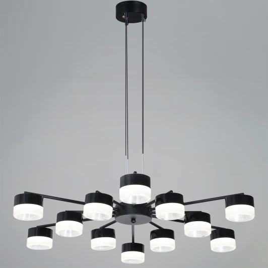 19490-0.4-6+6 Black Подвесная люстра Reluce 19490-0.4-6+6 Black