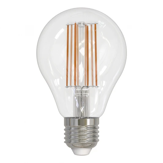 LED-A70-17W/3000K/E27/CL PLS02WH картон Лампочка светодиодная груша прозрачная E27 17W 3000K Uniel LED-A70-17W/3000K/E27/CL PLS02WH