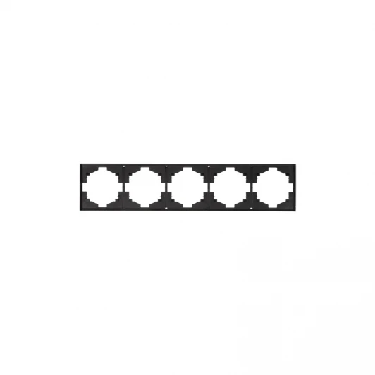 KR-78-0755-5 Рамка 5-постовая антрацит Kranz Strong KR-78-0755-5