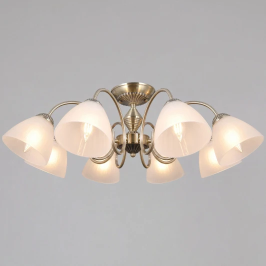 IL0897-8CSQ-26 AB ELITE Потолочная люстра на штанге ILLUMICO IL0897-8CSQ-26 AB ELITE