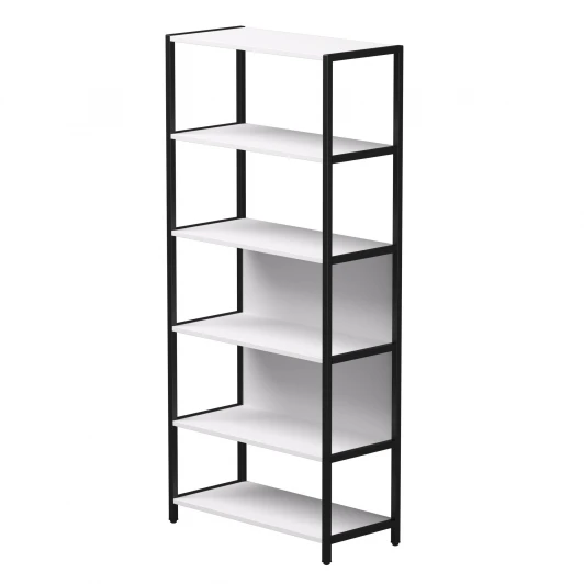 254H008W39005 Стеллаж металлический высокий Everprof EVO (ЭВО) 830х385x1840 Белый/Черный 254H008W39005