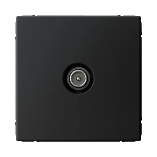GAL001092 ТВ-розетка проходная (карбон) Systeme Electric GAL001092