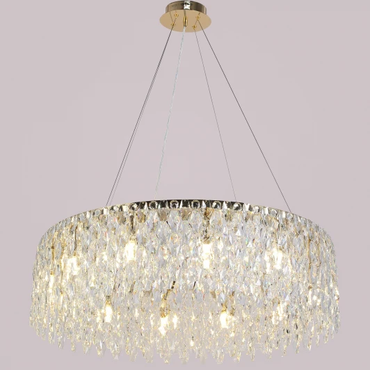 IL5051-800PZF-25 GD ELITE Подвесная люстра хрустальная ILLUMICO IL5051-800PZF-25 GD ELITE
