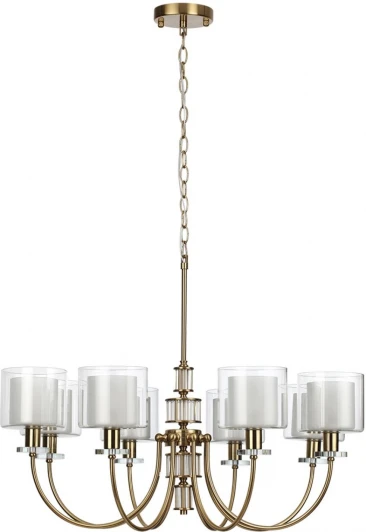 5088/8 Подвесная люстра Odeon Light Saga 5088/8 античная бронза/стекло E14 8*40W (220V, на цепи)