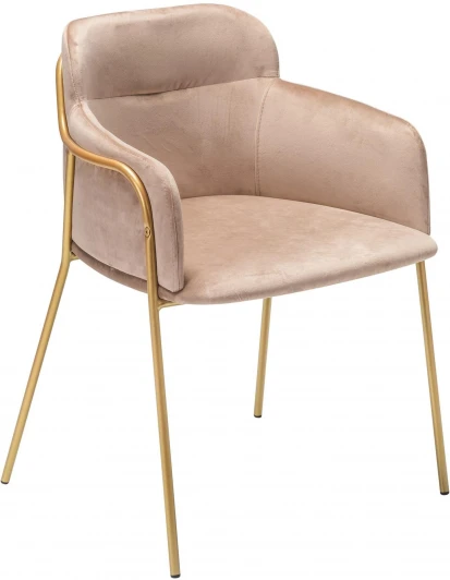 4101526h_light_braun_gold Стул Strike бежевый Gold R-Home арт.4101526h_light_braun_gold