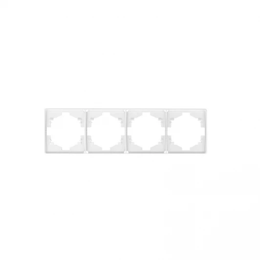KR-78-0754-1 Рамка 4-постовая перламутр Kranz Round KR-78-0754-1