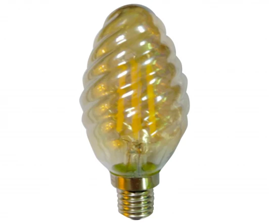 098356-1,33 Лампочка светодиодная груша желтая колба E27 6 Вт 2700K Kink Light 098356-1,33