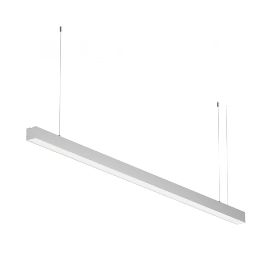 LL312022 Подвесной светильник линейный светодиодный Maytoni Technical LL312022 4000K 50x50 серебро 1,5 м