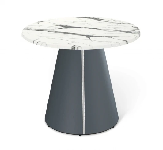 4939769602 Стол Sheffilton SHT-TU89/TT46 90 антрацит/серый/белый мрамор 4939769602