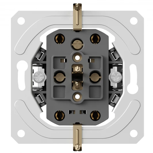 DB28800 Механизм розетки двойная с заземлением Donel DB DB28800