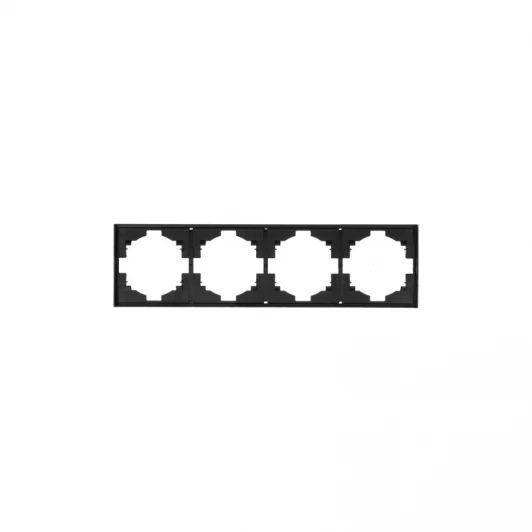 KR-78-0754-5 Рамка 4-постовая антрацит Kranz Strong KR-78-0754-5