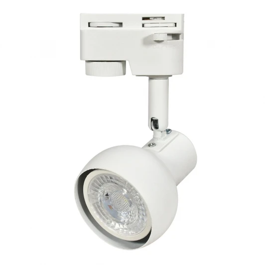 UBL-Q322 GU10 WHITE Трековый светильник однофазный UBL-Q322 GU10 WHITE Volpe (220V, IP40)