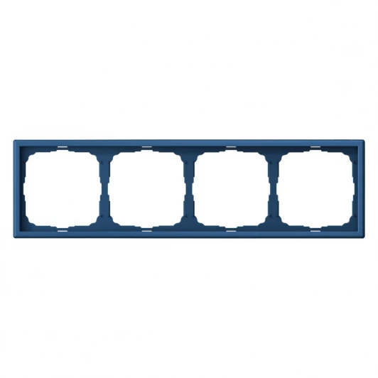 GAL001104 Рамка на 4 поста (аквамарин) Systeme Electric GAL001104