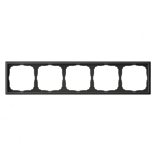 GAL001405 Рамка на 5 постов (базальт) Systeme Electric GAL001405