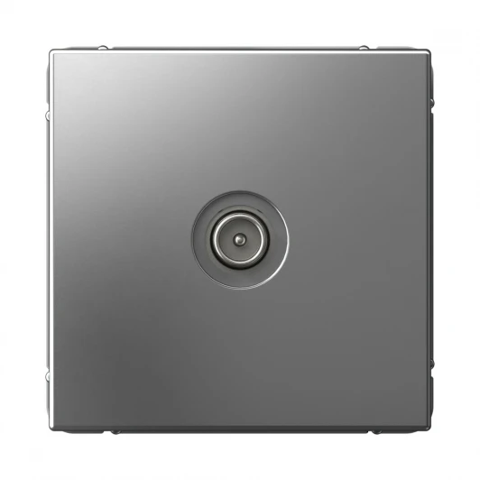 GAL000992 ТВ-розетка проходная (сталь) Systeme Electric GAL000992