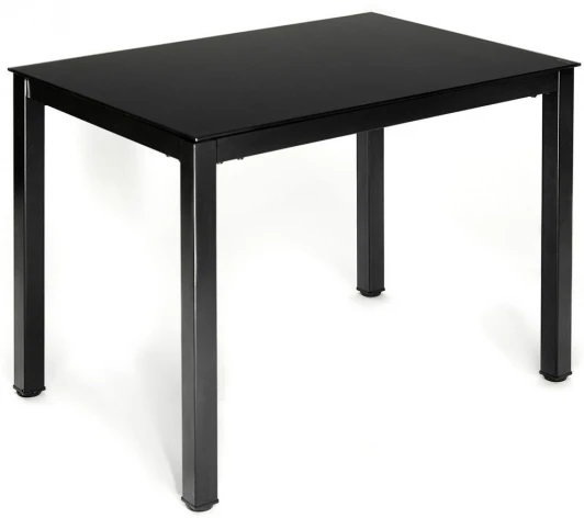 13406 Стол VALIO ( mod. DT1165-1 ) черный (металл/стекло)