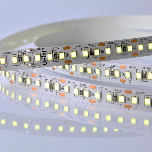 ULS-M14-2835-168LED/m-10mm-IP20-DC12V-14W/m-5M-6500K PROFI катушка в герметичной упаковке Светодиодная лента Uniel ULS-M14-2835-168LED/m-10mm-IP20-DC12V-14W/m-5M-6500K PROFI катушка в герметичной упаковке