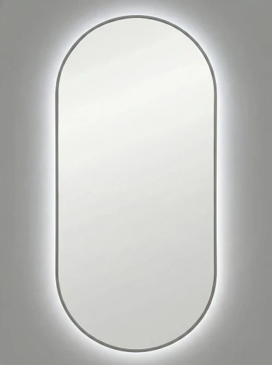 SM004LSL Kapsel M LED Silver Зеркало в раме с подсветкой Art-Zerkalo SM004LSL 13941