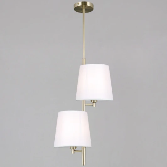 IL0803-2PSQ-26 AB DS Подвесная люстра на штанге ILLUMICO IL0803-2PSQ-26 AB DS