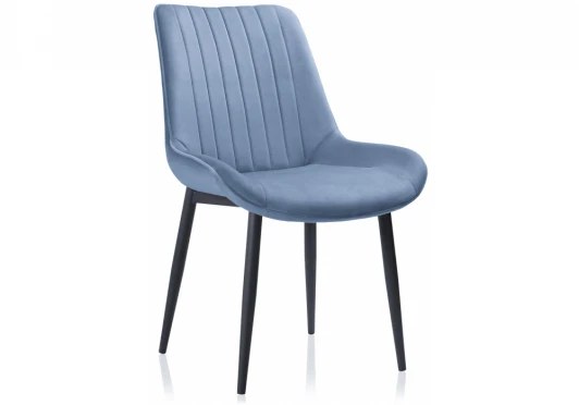 15014 Обеденный стул на металлокаркасе Woodville Seda light blue 15014