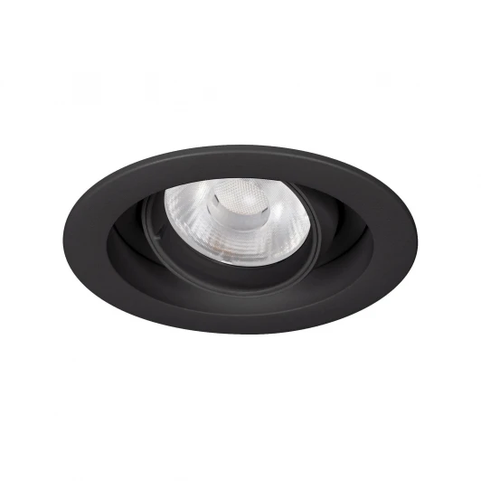 058426 Встраиваемый светильник светодиодный MS-VORTEX-BUILT-R90-12W Warm3000 (BK-BK, 20 deg, 230V) (Arlight, IP20 Металл) 058426