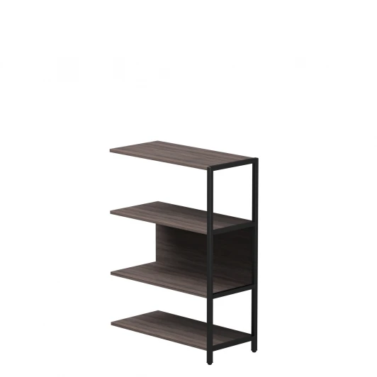 254H011DK9005 Полустеллаж металлический средний Everprof EVO (ЭВО) 805х385x1120 Дуб Пасадена/Черный 254H011DK9005
