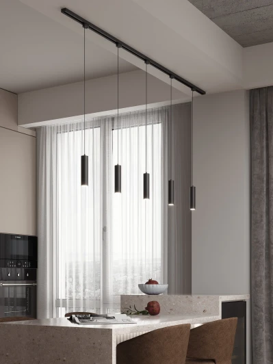 HSBL_kompl_S012_NI2B3K Трековая система в сборе однофазная накладная 220V 50W Hesby Lighting Skylite №12 HSBL_kompl_S012_NI2B3K