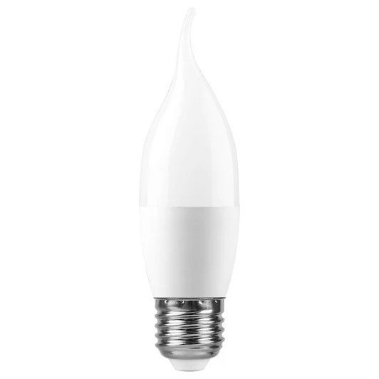 25954 Лампочка светодиодная E27 11W 220V свеча на ветру белая 6400K Feron 25954