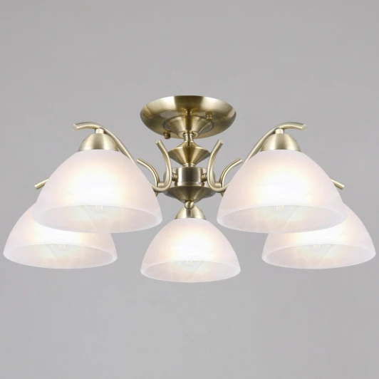 IL0905-5CSQ-26 AB ELITE Потолочная люстра на штанге ILLUMICO IL0905-5CSQ-26 AB ELITE