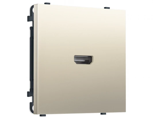 MS554030 Комплект механизма розетки HDMI 2.1 (Шелк) Ambrella Volt QUANT PRO MS554030
