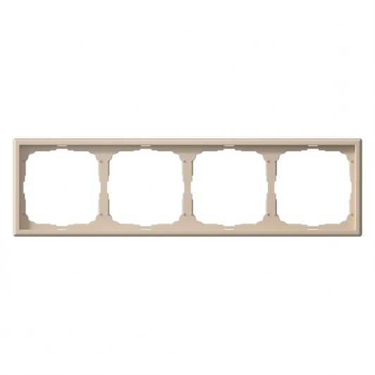 GAL001204 Рамка на 4 поста (песочный) Systeme Electric GAL001204