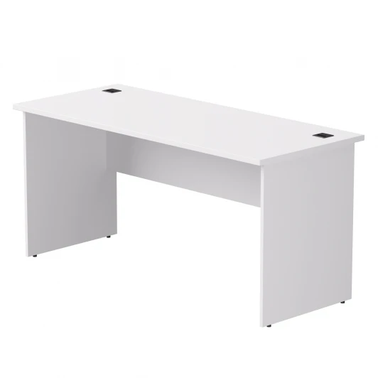 254S012W3 Стол прямой Everprof EVO (ЭВО) опоры ЛДСП 1580х670х755 мм Белый 254S012W3