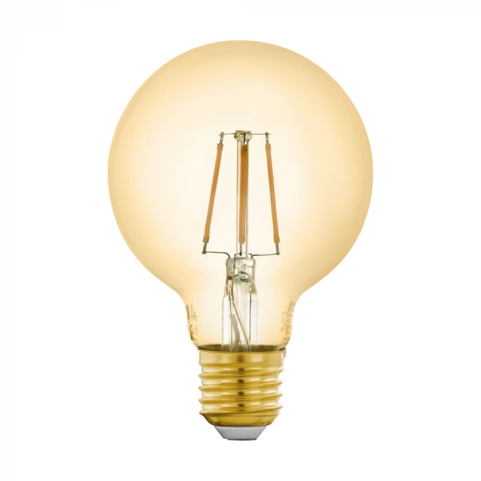 Лампочка светодиодная филаментная прозрачная/желтая шар E27 5,5W Eglo Lm_led_e27 12572