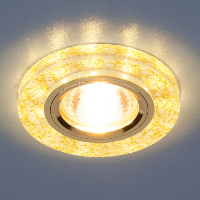 Встраиваемый точечный светильник Elektrostandard 8361-8371 8371 MR16 WH/GD белый/золото