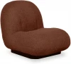 853217 Кресло Pacha Wood ОГОГО (арт.853217), (искусственный Мех/Терракотовый)