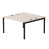 254S019GU9005 Бенч-система на 2 места Everprof EVO (ЭВО) на металлокаркасе 1380х670(1370)x755 Кашемир/Черный 254S019GU9005