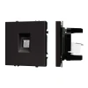054305(1) Розетка ARL NOBE компьютерная софт-тач черный оникс SCT-MPC1-SFPL-BK (RJ-45, CAT6) (Arlight,) 054305(1)
