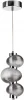 5096/12L Подвесной светильник Odeon Light Bruco 5096/12L хром/дымчатый градиент/металл/стекло LED 12W 4000K (220V, на проводе)