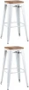 УТ000038369 Стул барный TOLIX WOOD белый глянцевый 2 шт Stool Group (арт.УТ000038369)