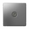 GAL000991 ТВ-розетка оконечная (сталь) Systeme Electric GAL000991