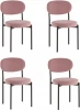 УТ000040884 Стул Stool Group Бриф SN велюр светло-серый каркас антрацитовый муар, 4шт./уп. арт.УТ000040888