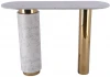 MC3043-120WHcasa Стол-консоль IST-CASA Прима MC3043-120WH,120х40х85 см, белый мрамор/золото