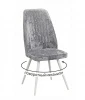 00-00084791 Стул DikLine 327 поворотный M13 светло-серый, ножки белые 00-00084791